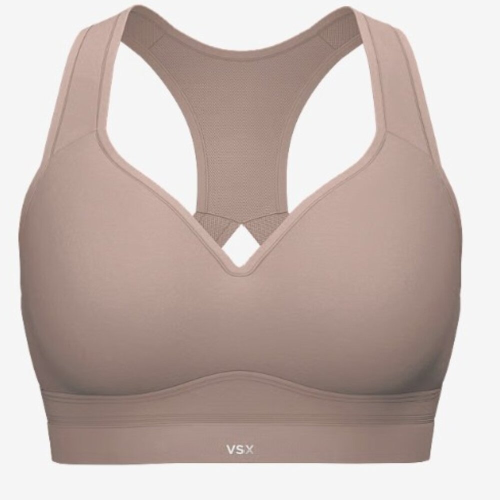 Victoria's Secret VSX Incredible Max™ Sports Bra 32DD Barest Taupe - Picture 1 of 12